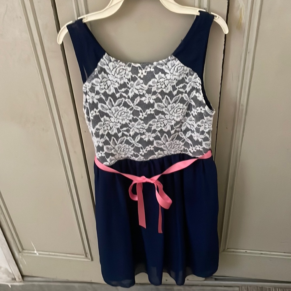 Laced chiffon dress (girl)